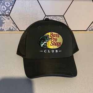 NWOT Bass Pro Shops Black and Yellow Club Hat